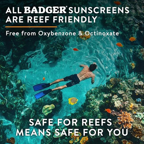 Badger Mineral SPF 30 Sunscreen Lotion - No White Cast, 4 fl oz, Organic, Reef Safe
