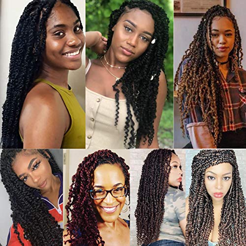 Leeven 22 Inch Passion Twist Crochet Hair - 1B# Variation of THIS Listing (Pack of 8)