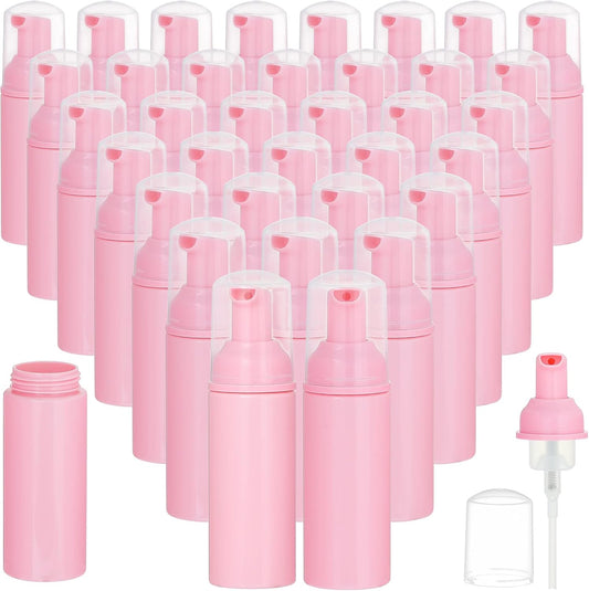 Travel Soap Dispenser Bottles - 35 Pack Mini 2 oz Foam Pump Bottles for Hand Sanitizer & Shampoo