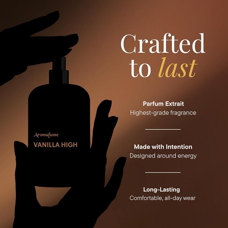 Vanilla High Alcohol-Free Perfume Spray 100ml - Long-Lasting Essential-Oil Based