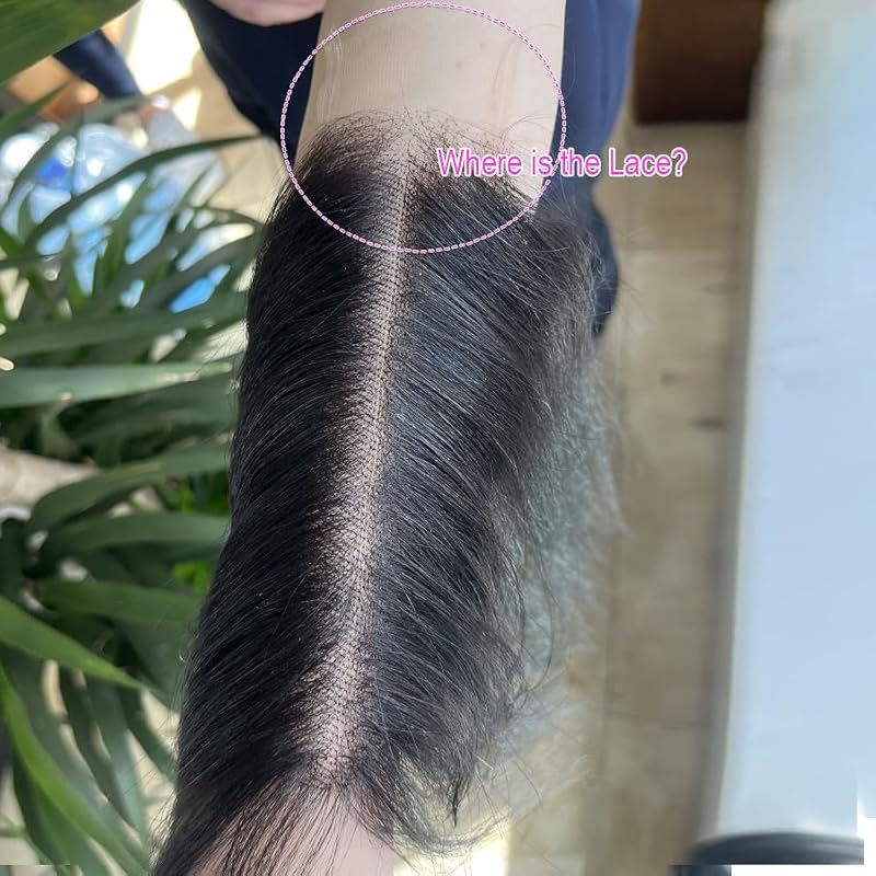 Venice 14 Inch 2x6 HD Skinlike Lace Closure Human Hair Pre Plucked with Baby Hair