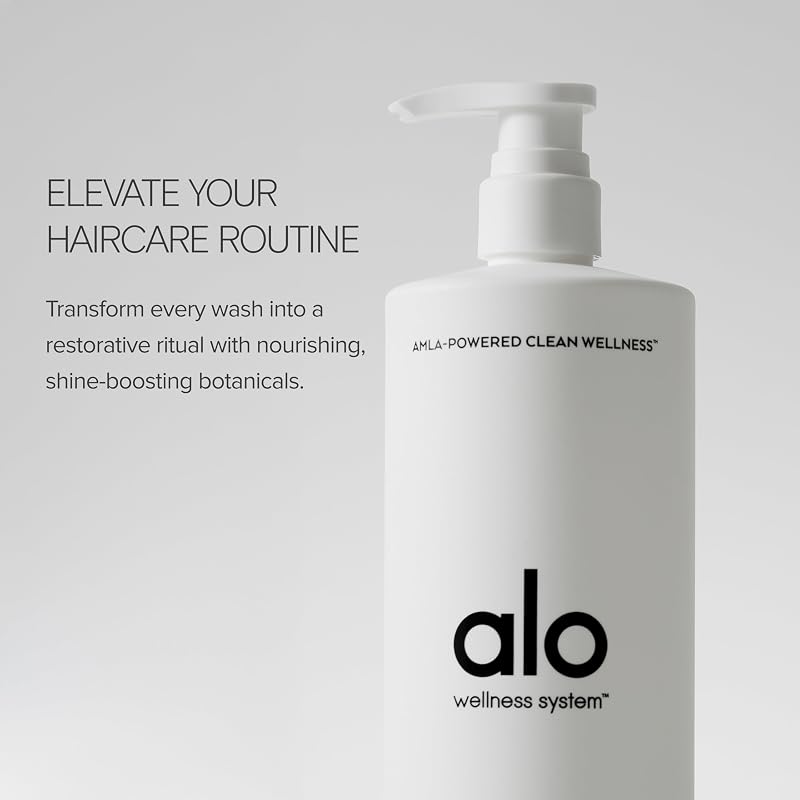 Alo Shine Shampoo Liter - Grapefruit, Sulfate-Free, All Hair Types, 31.5 fl oz