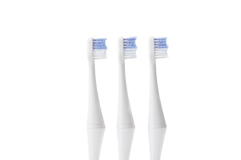 Toothbrush Replacement Heads for Vibrite Sonic — Firm Bristles, 3-Pack