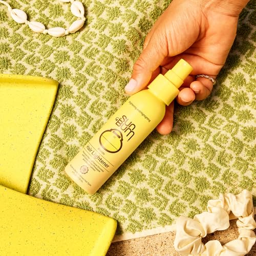Sun Bum Blonde Hair Lightener Spray 4 Fl Oz Pack of 2 - Vegan, Paraben-Free, Brightening Hair Enhancer for Blondes