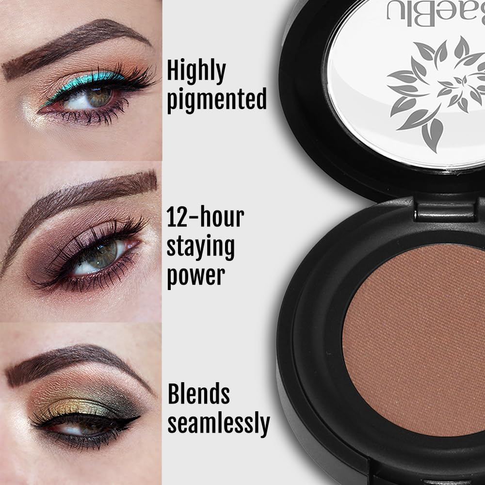 BaeBlu Hypoallergenic Eyeshadow Organic 100% Natural Finely Pressed Velvety Smooth Powder, Made in USA, Jupiter