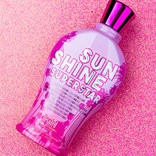 Devoted Creations Sunshine Superstar Dark Tan Enhancer | 360ml Sunless Tanning Product