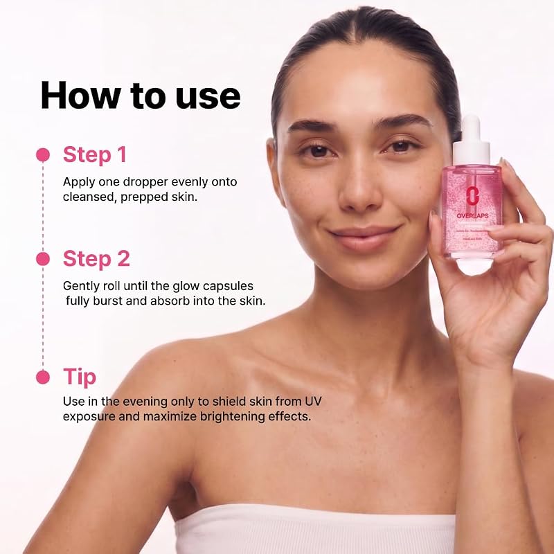Brightening Glow Serum with Ectoin 10000ppm – Glass Skin Face Serum 1.01 fl oz