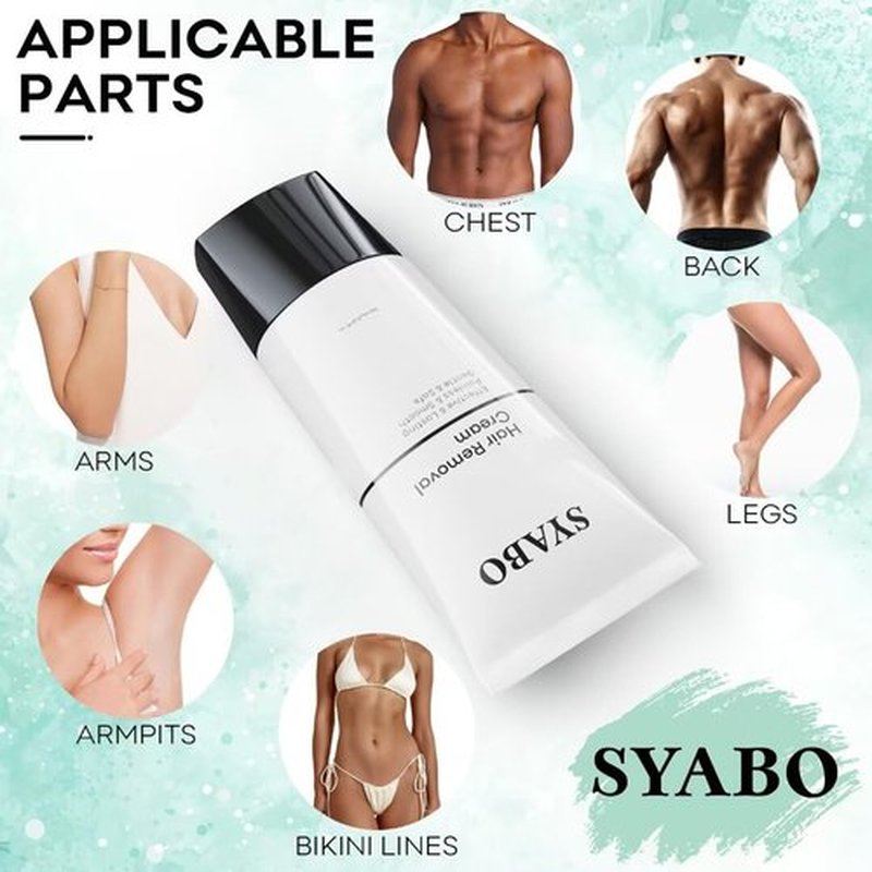 Hair Removal Cream: Intimate/Private Hair Removal For Women & Men - Painless Depilatory Cream Lotion for Bikini, Legs, Arms, Underarms and Body, Sensitive Formula for All Skin Types, 5FL OZ