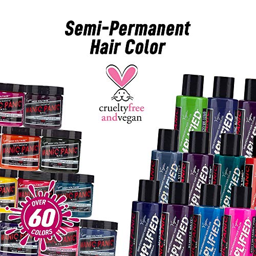 Vampire Red Hair Dye Set - 4 Fl Oz Per Bottle, Pack of 2, Semi-Permanent, Deep Blood Red - Vegan & Ammonia-Free