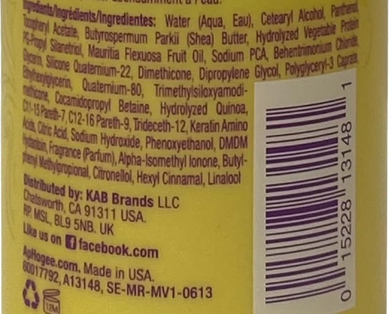 Moisture-Rich Leave-In Conditioner for Curly Hair - 8oz, Pack of 3