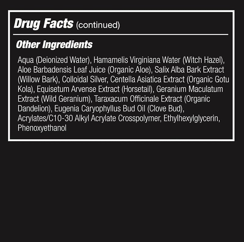 Men's Acne Spot Treatment with Salicylic Acid & Witch Hazel - Calms Skin, 0.5 Oz