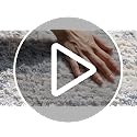 Rectangular 5'3 x 7'6 Modern Ivory Blue Area Rug - Amelia Collection