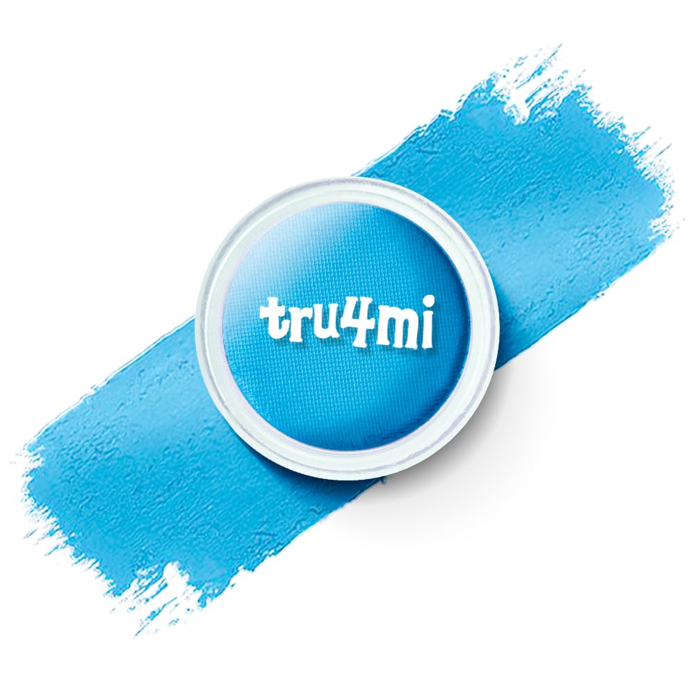 -Water Activated Eyeliner -Wet Liner Makeup - Smudge Proof Face Body Paint - Skin Safe & Child Friendly - “TruLuv” Red -10g/container