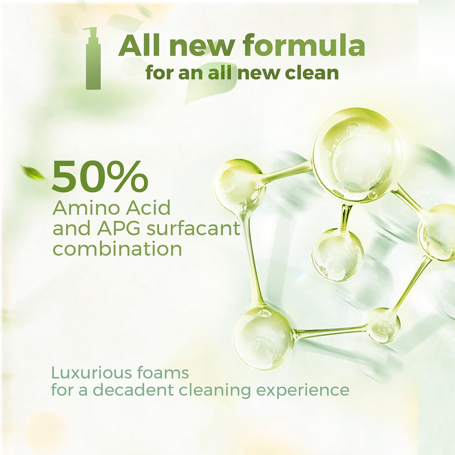 Gentle Foaming Face Wash with Hyaluronic Acid - Deep Hydration & Exfoliation for All Skin Types, 150ml
