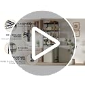 Homeiju 4-Tier Mini Fridge & Microwave Stand Adjustable Heavy Duty Metal Shelves