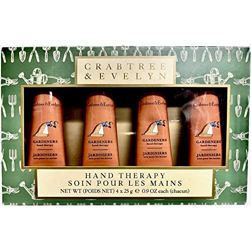 Crabtree & Evelyn Hand Therapy 4-Pack (0.9 oz Each) (Gardeners)