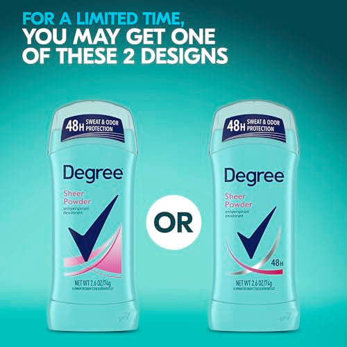 Floral Scent Degree Original Antiperspirant Deodorant Sheer Powder Pack of 6 2.6 oz