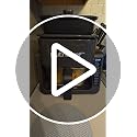 NutriChef Black 4QT Air Fryer & Indoor Grill with 7 Preset Modes