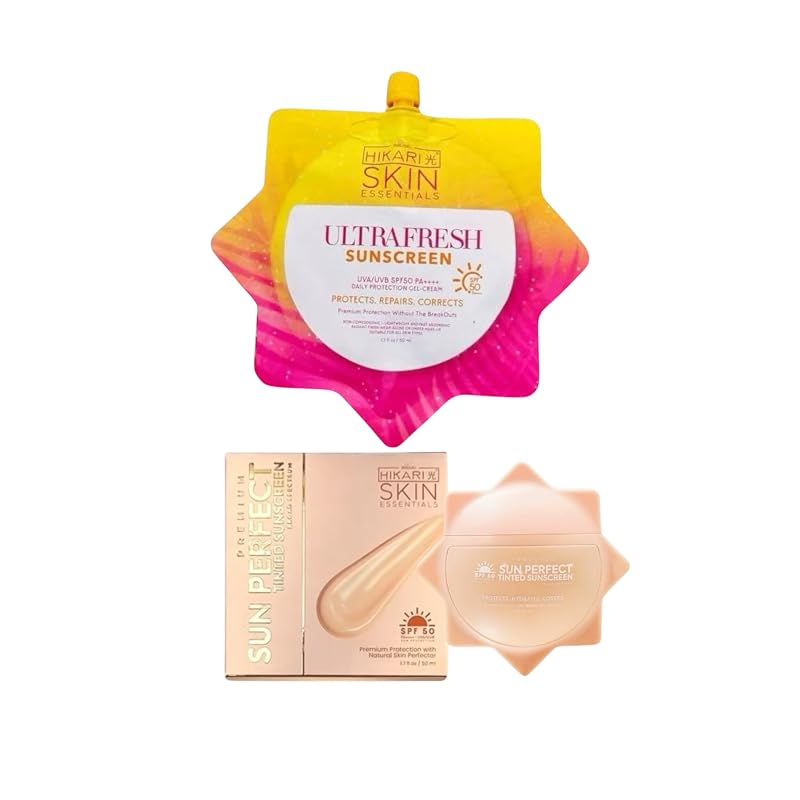 Tinted Sunscreen SPF 50 Gel-Cream with Hyaluronic Acid & Aloe - 50ml