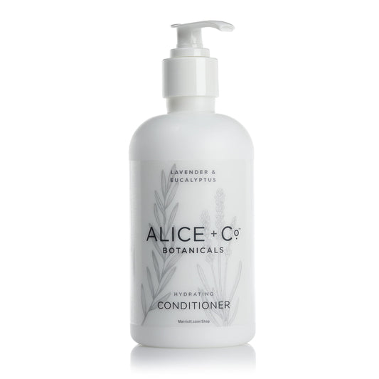 Alice + Co. Conditioner | Lavender & Eucalyptus | Hair Care | Fairfield by Marriott | Hotel Bath Amenities | 8.5 oz Conditioner