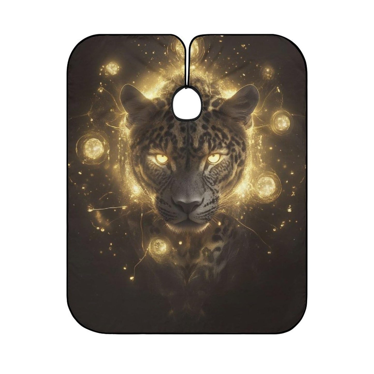 Universe Space Gold Galaxy Tiger Art Salon Cape Hair Dress Apron Cloak - Adjustable Dyeing Salon Apron for Styling Hair Cut Hairdresser, Easy Clean