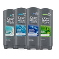 DOVE MEN + CARE Hydrating Body Wash Variety Pack - 4 x 18 fl oz