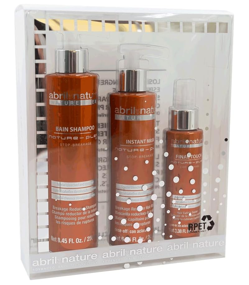 Professional Hair Repair Set - Shampoo, Mask & Serum for Damaged Hair