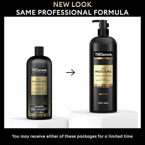 Pantene Shampoo, Classic Clean - Pro-V Nutrients for Dry, Color-Treated Hair, Healthy Looking Hair Every Wash, Antioxidant-Rich, 27.7 Oz Each, 2-Pack + Miracle Rescue Shot (0.5 Oz)