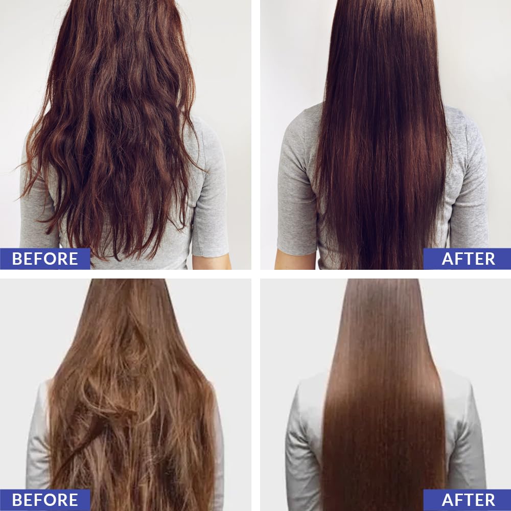 Keragen Brazilian Keratin Smoothing Treatment | Formaldehyde-Free Blowout for Frizzy, Dry, or Damaged Hair | Smooth, Silky Results | Fine to Medium Hair | 16 Oz