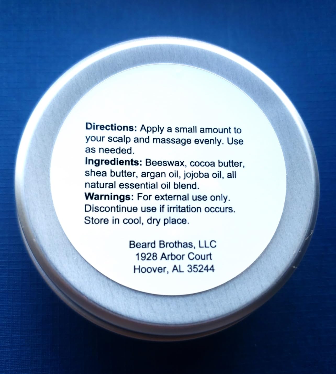 Bald Head Moisturizer. Post Shave Wax and Polish for Bald Heads. Soothes the Scalp Providing Lasting Softness Shine & Protection. Alabama Pine Scent.