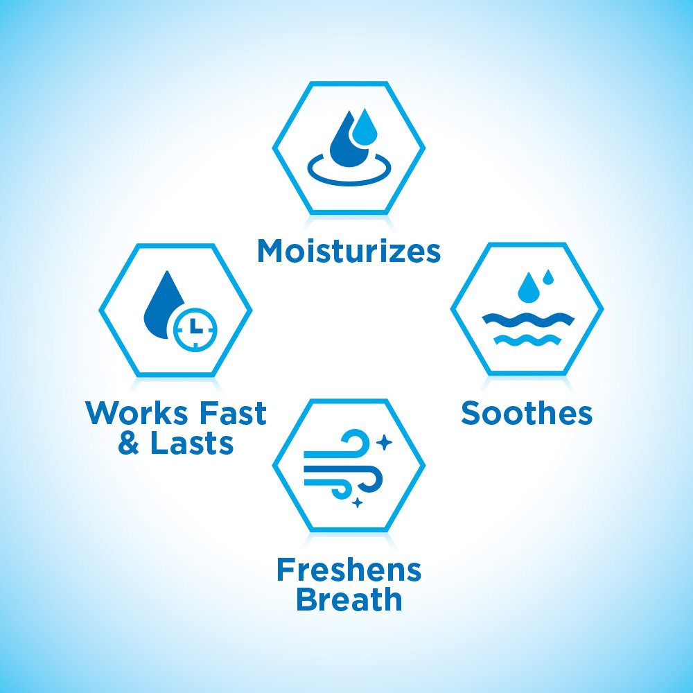 Biotene OralBalance Moisturizing Gel, Alcohol Free Gel and Dry Mouth Gel, Flavor Free - 1.5 oz