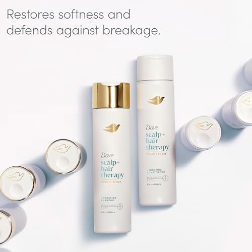Dove Density Boost Hydrating Conditioner Scalp Therapy for Dry Hair, with Vitamin B3, Zinc and 0% Sulfates, 9.25 oz