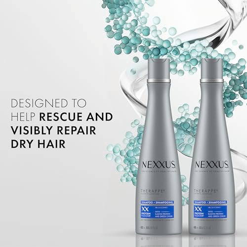 Nexxus Therappe Shampoo Ultimate Moisture 2 Count for Dry Hair Silicone-Free 13.5 oz
