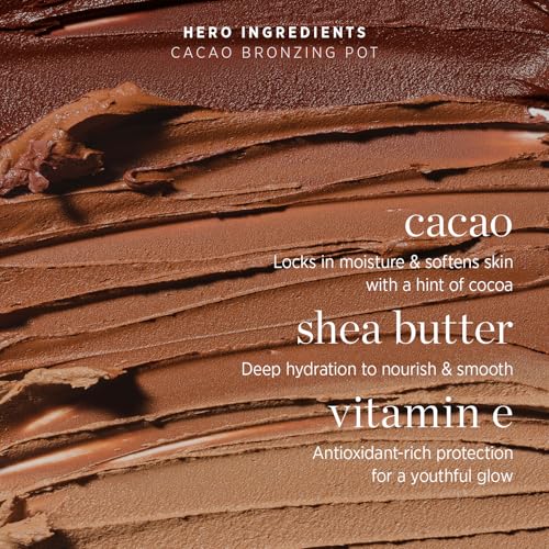 Ere Perez - Cacao Bronzing Pot | Weightless, Creamy, Blendable, Balmy | Cacao + Shea Butters, Vitamin E | Vegan, Cruelty-Free, Clean Beauty (Sol, 0.26 oz | 7.5g)