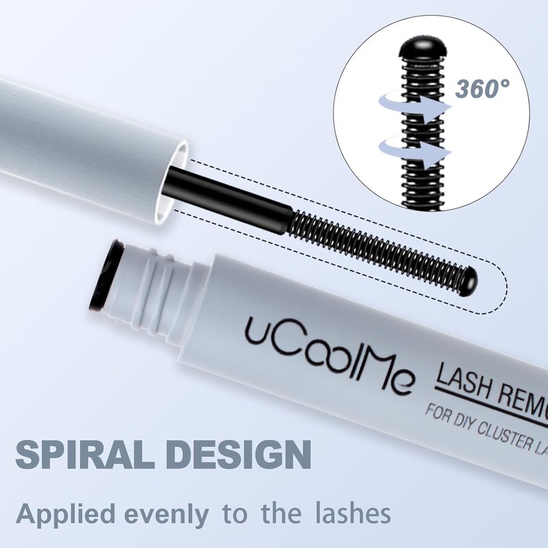 Lash Glue Remover 5ML uCoolMe for Lash Clusters Lash Bond Remover - Gentle Formula Eyelash Glue Remover for Sensitive Eyes