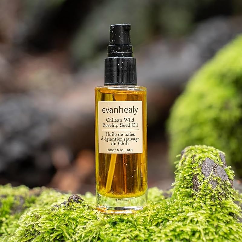 Evanhealy Chilean Wild Rosehip Seed Oil - Organic Facial Oil for Rejuvenation