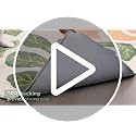 8' x 10' Waterproof Felt Rug Pad with Natural Rubber Backing - Non Slip Floor Protector - 1/4 Inch Thick - Secure Grip & Floor Protection