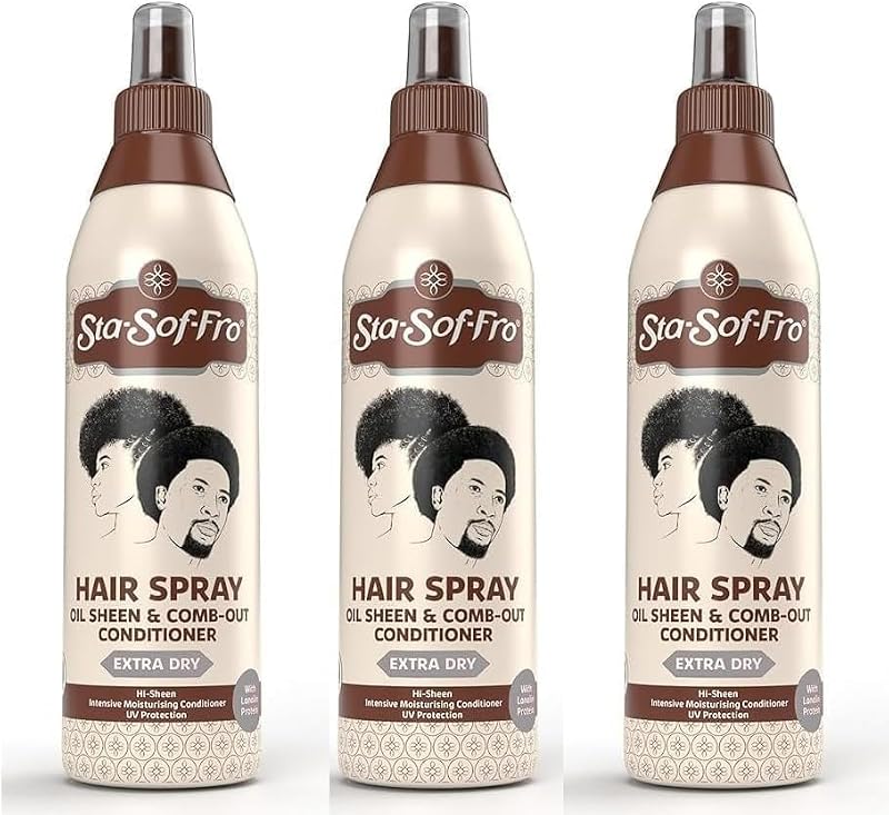 Sta-Sof-Fro Hair & Scalp Spray Conditioner for Dry Hair 3-Pack 350mL