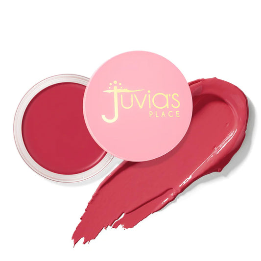 Juvia's Place Blushed Cream Blush – Pink Passion – Multi-Purpose Cream Blush for Cheeks & Lips - 2in1 Formula, Smooth, Blendable Texture for a Soft Dewy Finish - Buildable & Lightweight Face Makeup