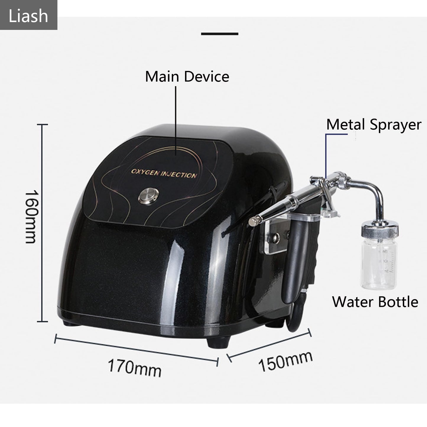 Professional Cool Face Mist Steamer Facial Sprayer for Eyeslash Extensions Face Moisturizing Hydration Refeshing Salon and Home Use, Strong Spray Motors Built for Professional Effetcs