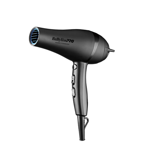 BaBylissPRO Nano Tianium Limited Edition Black and Blue Professional Ionic Hair Dryer
