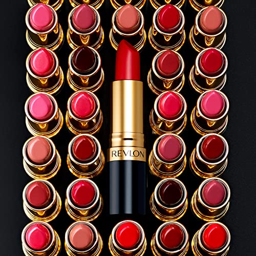 Revlon Super Lustrous Lipstick, Creamy Formula For Soft, Fuller-Looking Lips, Moisturized Feel, 041 Gold Goddess, 0.15 oz