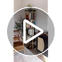 Round 5-Tier Rotating Bookshelf - White Tall Corner Spinning Bookcase
