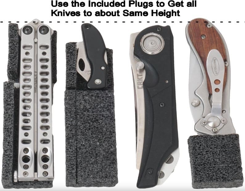 Waterproof Lockable Knife Storage Case for Folding and Swiss Army Knives