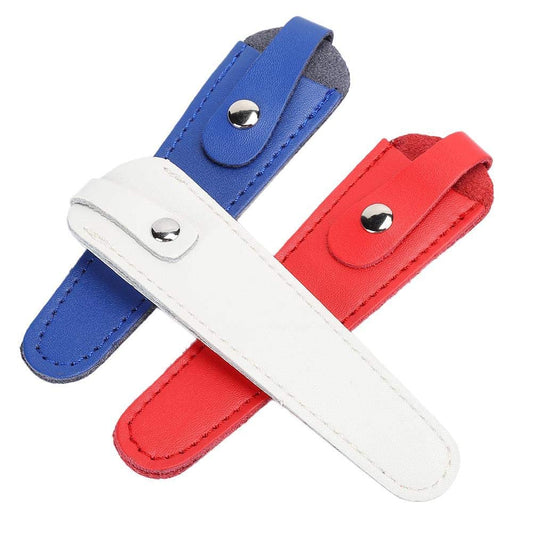Salon Hair Scissor Bag, 3 Pcs PU Leather Scissors Safety Sheath Bag, Scissors Bag Portable Scissors Storage Holder, Holster Organizer Hairdressers Tools for Beauty Salon and Household