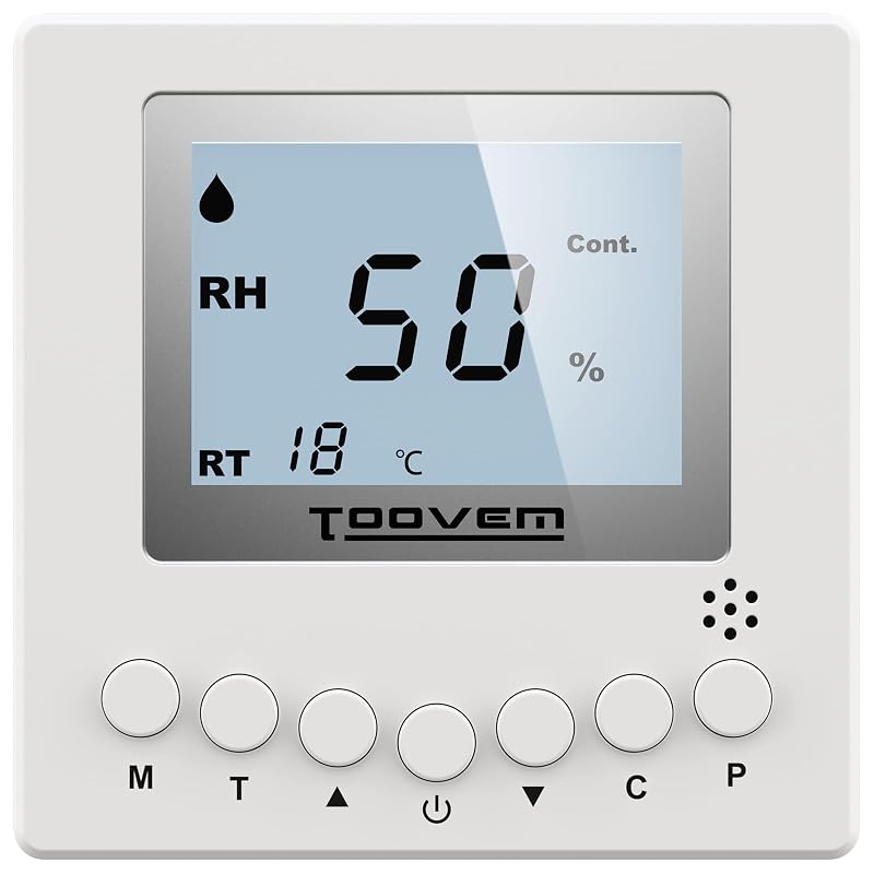 Remote Controller for Digital Humidity and Temperature - White (ARGENDON)