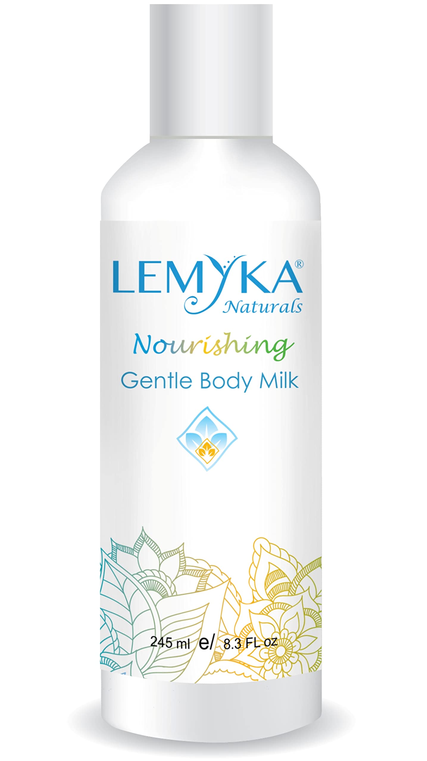 LEMYKA Eczema body Cream for eczema relief, Natural hand and body lotion, Gentle for sensitive skin, 8.3OZ, Infused with Aloe Vera & Calendula, Panthenol