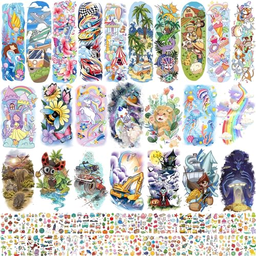Star Wars Stickers & Tattoos Party Favor Pack (275 Stickers & 25 Temporary Tattoos)