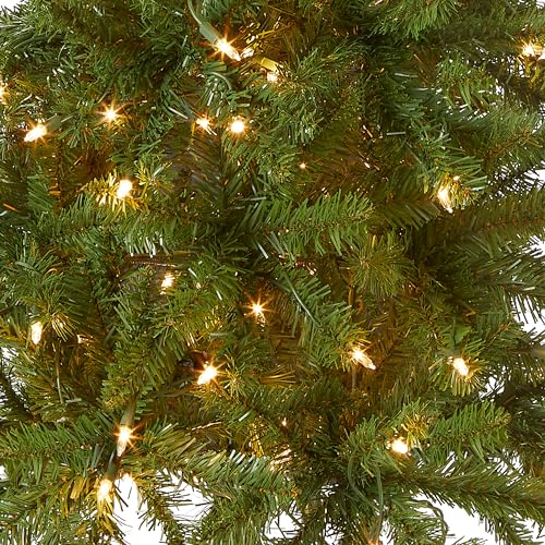4.5ft Pre-Lit Artificial Kingswood Fir Christmas Tree with Lights & Stand