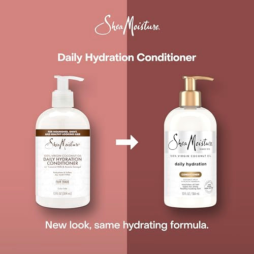 Shea Moisture Daily Hydrating Conditioner Virgin Coconut Oil For All Hair Types Sulfate-Free 13 oz